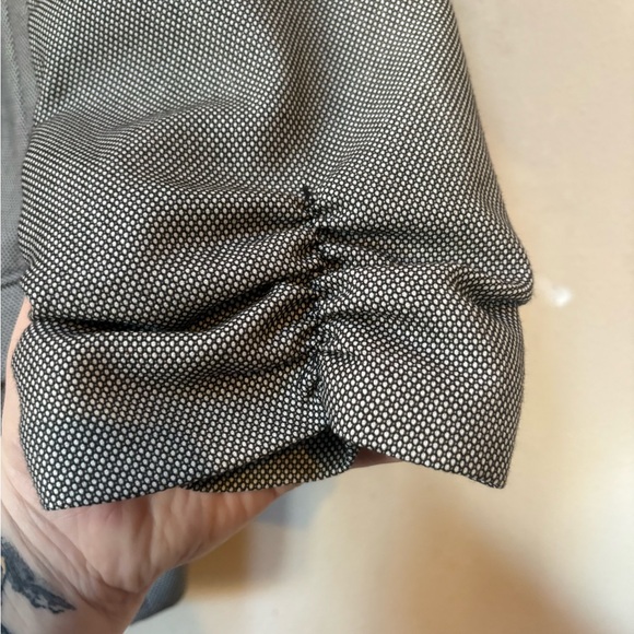 Y2K Grey Cropped Blazer Scrunch Sleeve Officecore YeSt US 12 - Picture 4 of 10